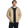 legend down hooded jacket-brn