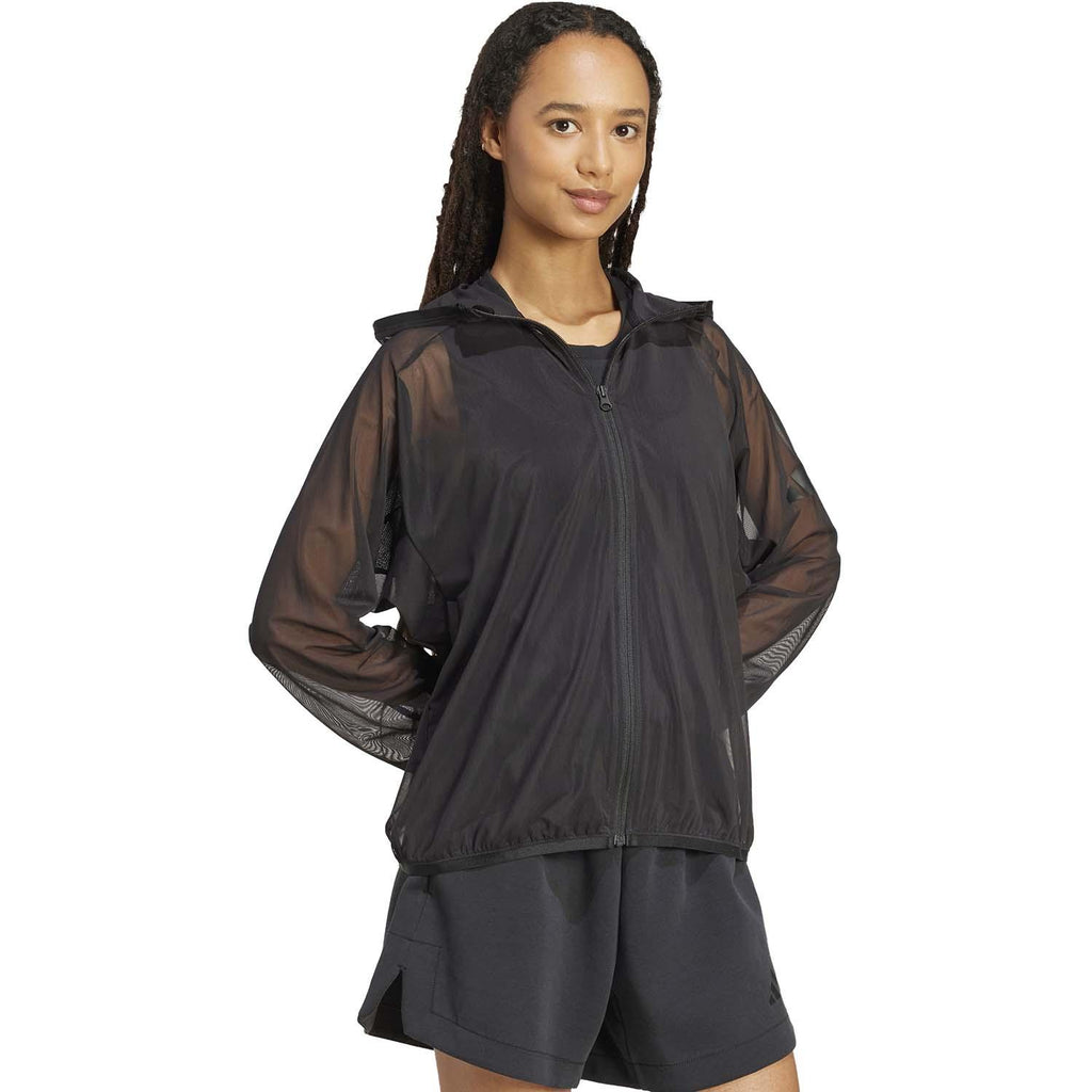 Soft Lux Mesh Full-Zip Hoodie