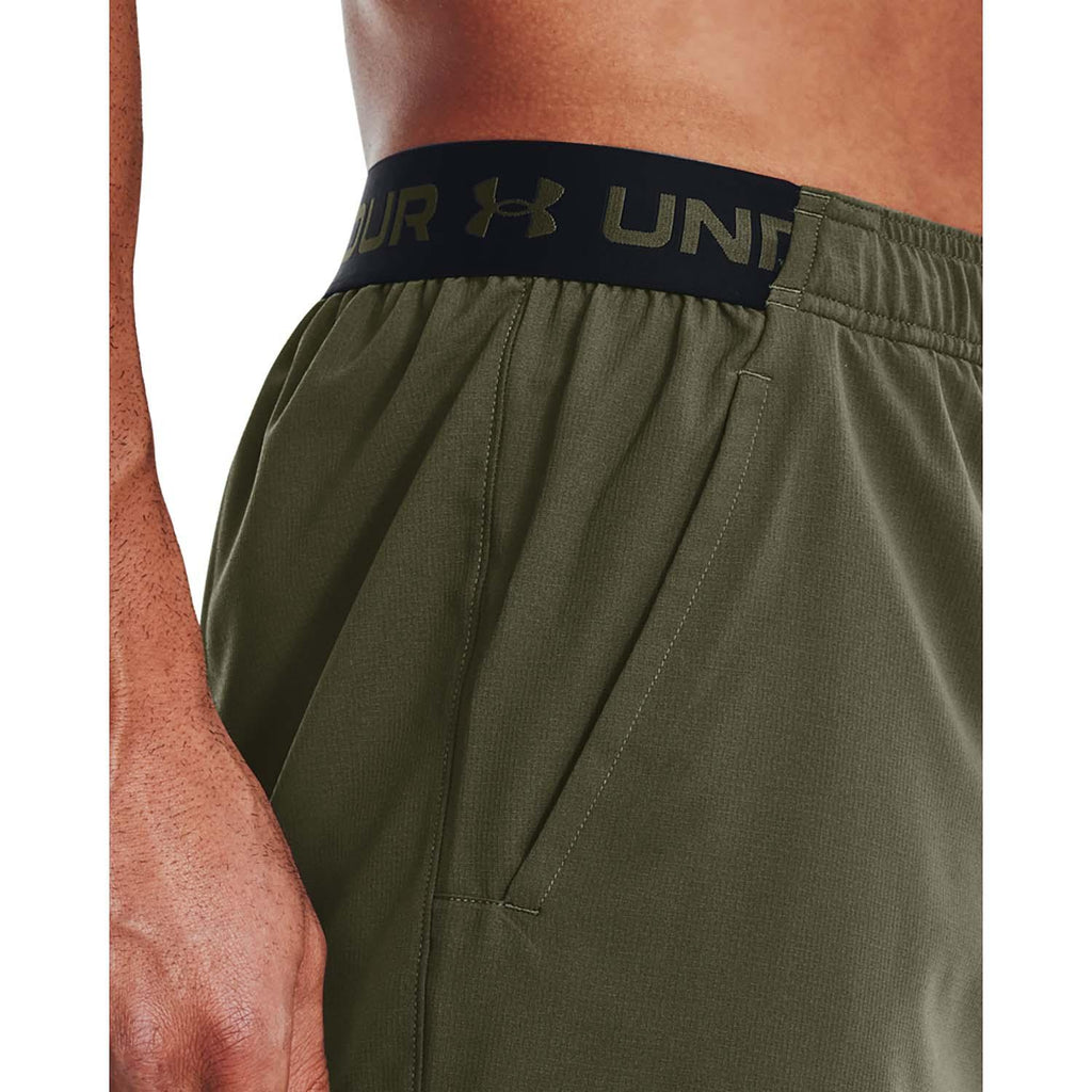 ua vanish woven 6in shorts-grn