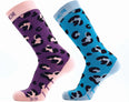 KIDS SKI SOCKS ANIMAL DOUBLE PACK