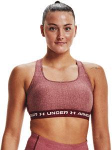UA Crossback Mid Heather Bra