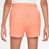 Nike Dri-Fit One Big Kids (Girls) High-Waisted Woven Training Shorts