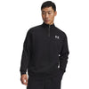 ua icon fleece 1/4 zip-blk