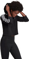 Essentials 3-Stripes Cropped Hoodie