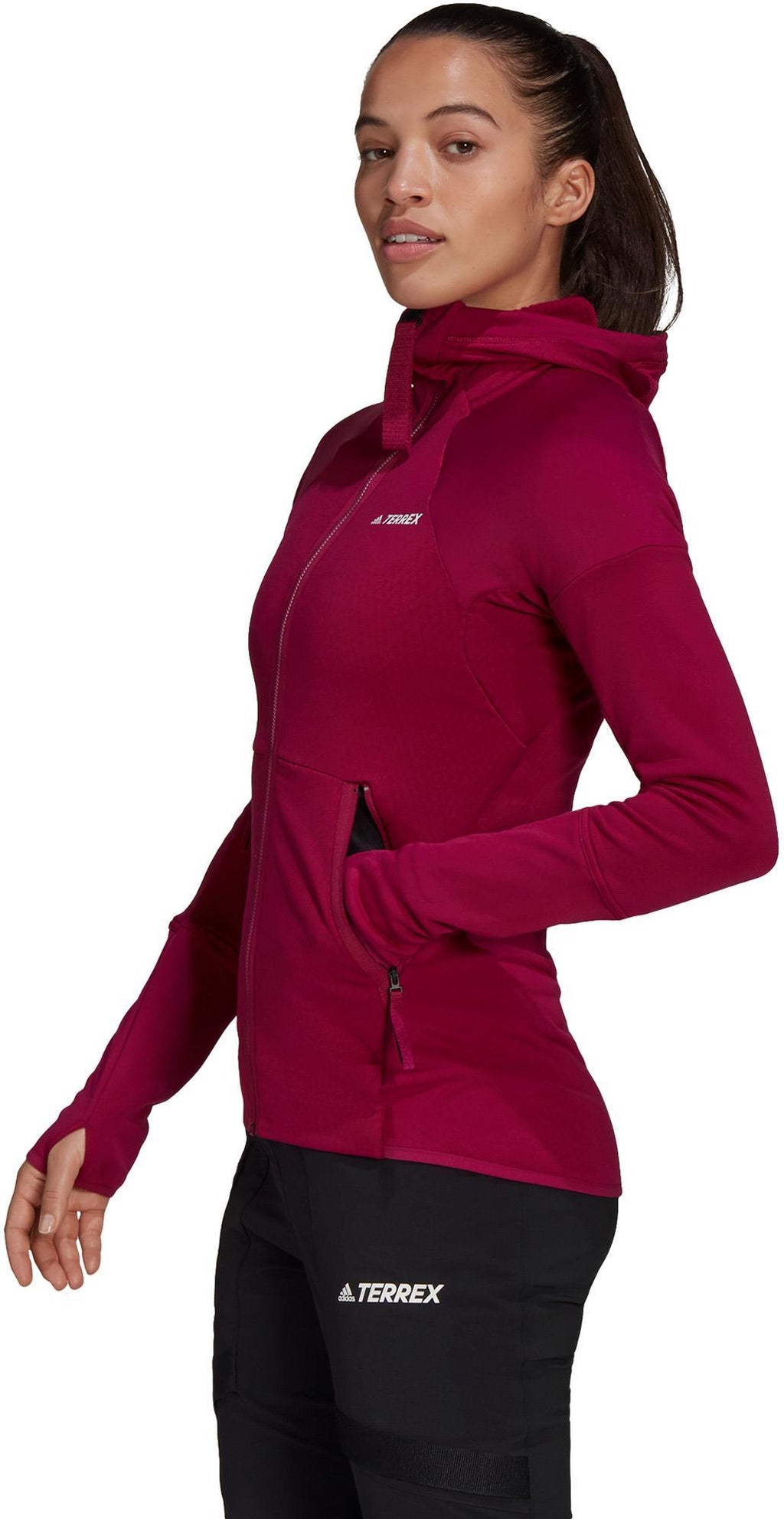 Terrex Tech Hooded Fleece Hiking Jack