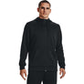 ua armour fleece fz hoodie-blk