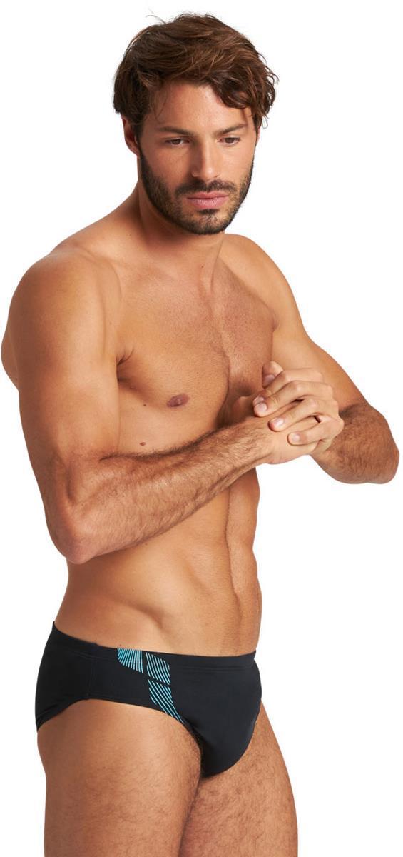 Arena M Streak Brief Black-soft-gre