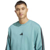 Essentials 3-Stripes Fleece Sweatshirt
