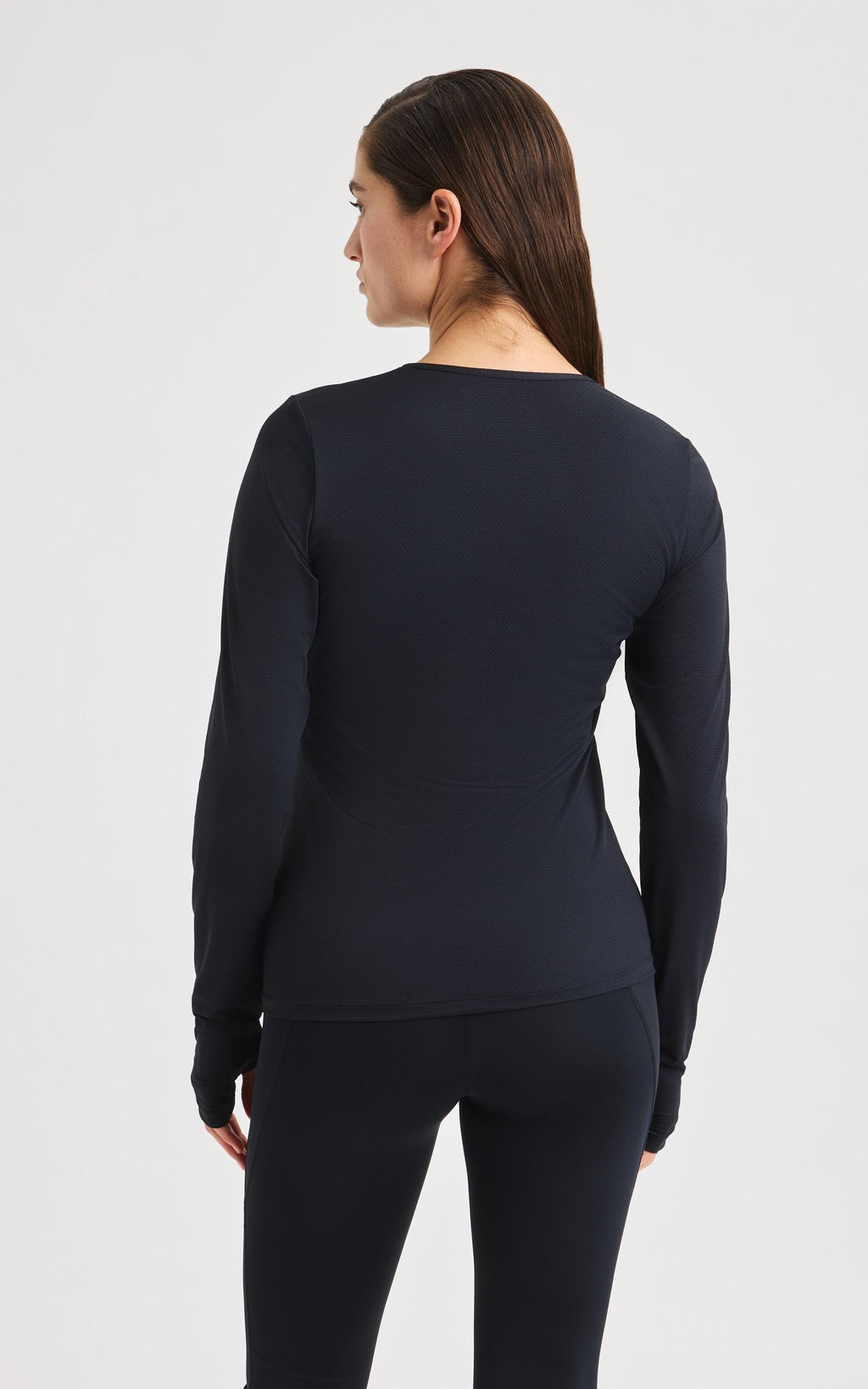 Jacquard Long Sleeve Top T-shirt  training