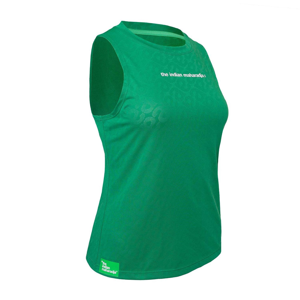 women sleeveless jacquard top