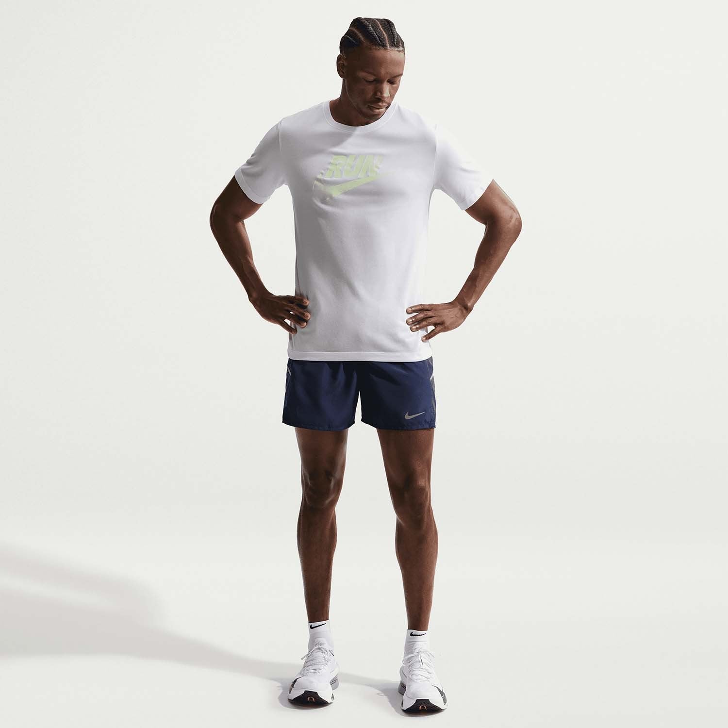 Miler Dri-FIT hardloopshorts met binnenbroek