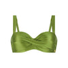 bikini top twisted padded wired