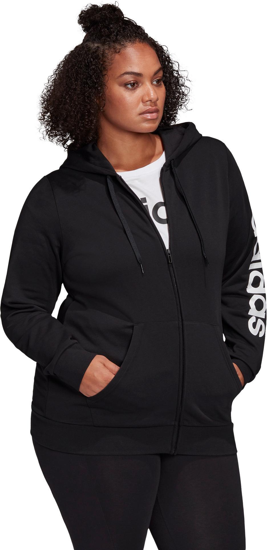 Essentials Hooded Full Zip trainingsjack (Grote Maat)