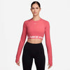 Pro Women's Dri-fit Cropped Long-sleeves T-shirt