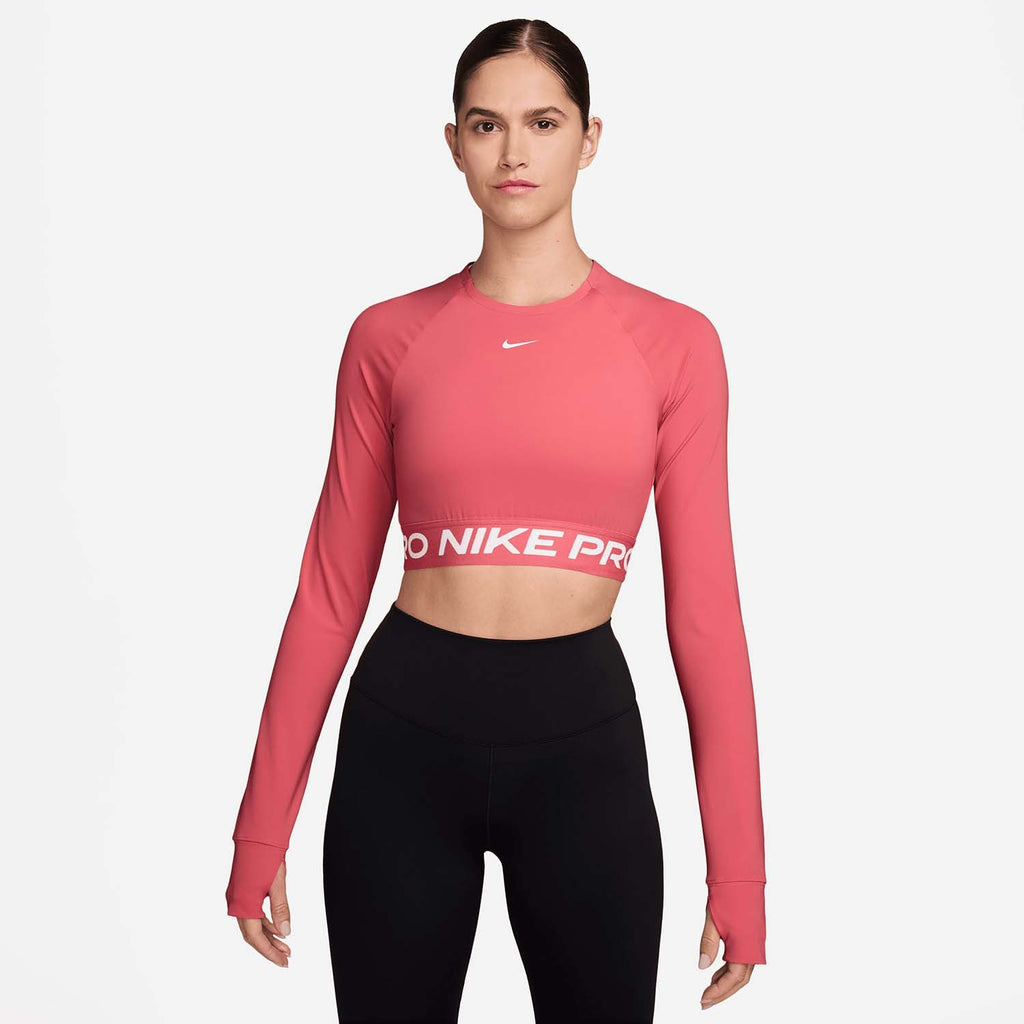 Pro Women's Dri-fit Cropped Long-sleeves T-shirt