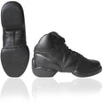 Dance sneaker, leather, split sole, high top