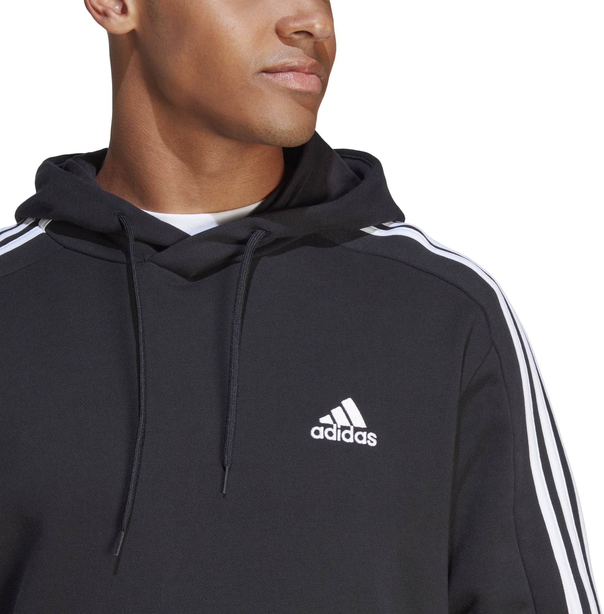 Essentials French Terry 3-Stripes Hoodie