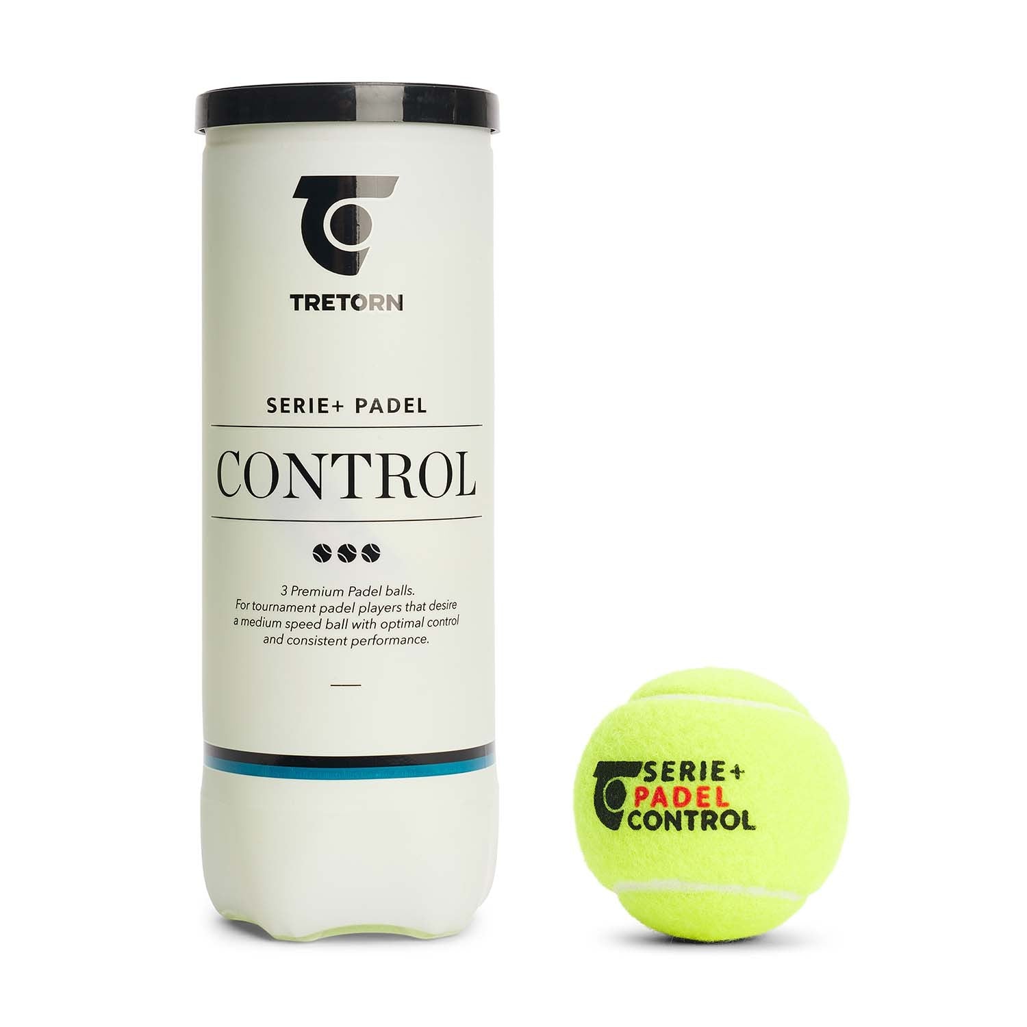 Serie+ Padel Control 3 Tube Tennisbal