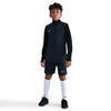 Academy Voetbaltrainingstop met Dri-FIT, lange mouwen en korte rits voor kids
