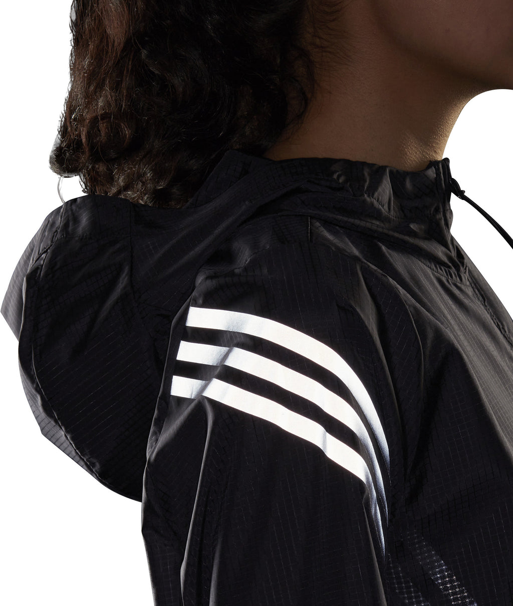 Run Icons 3-Stripes Hooded Running Windjack