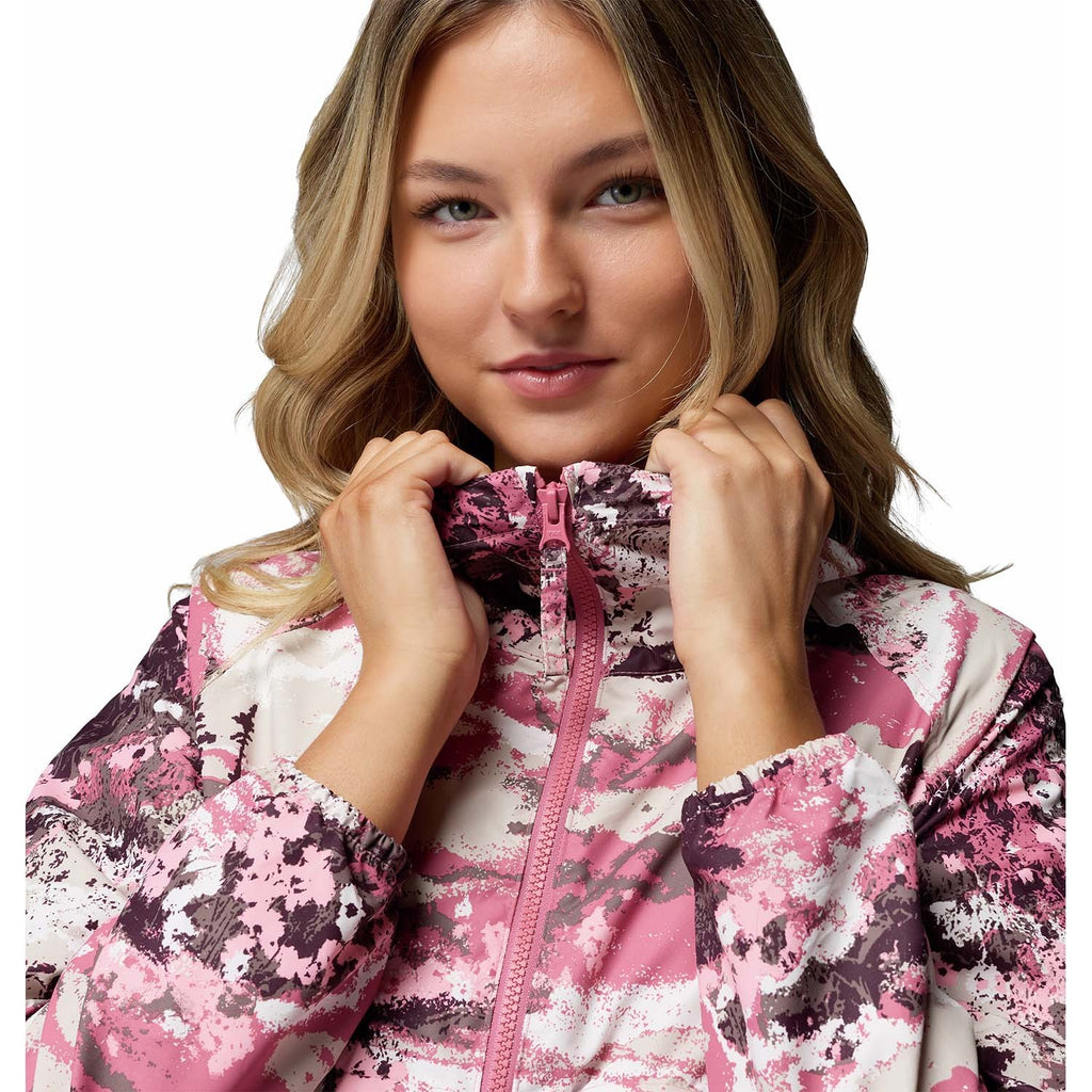 spire valley printed windbreaker jas