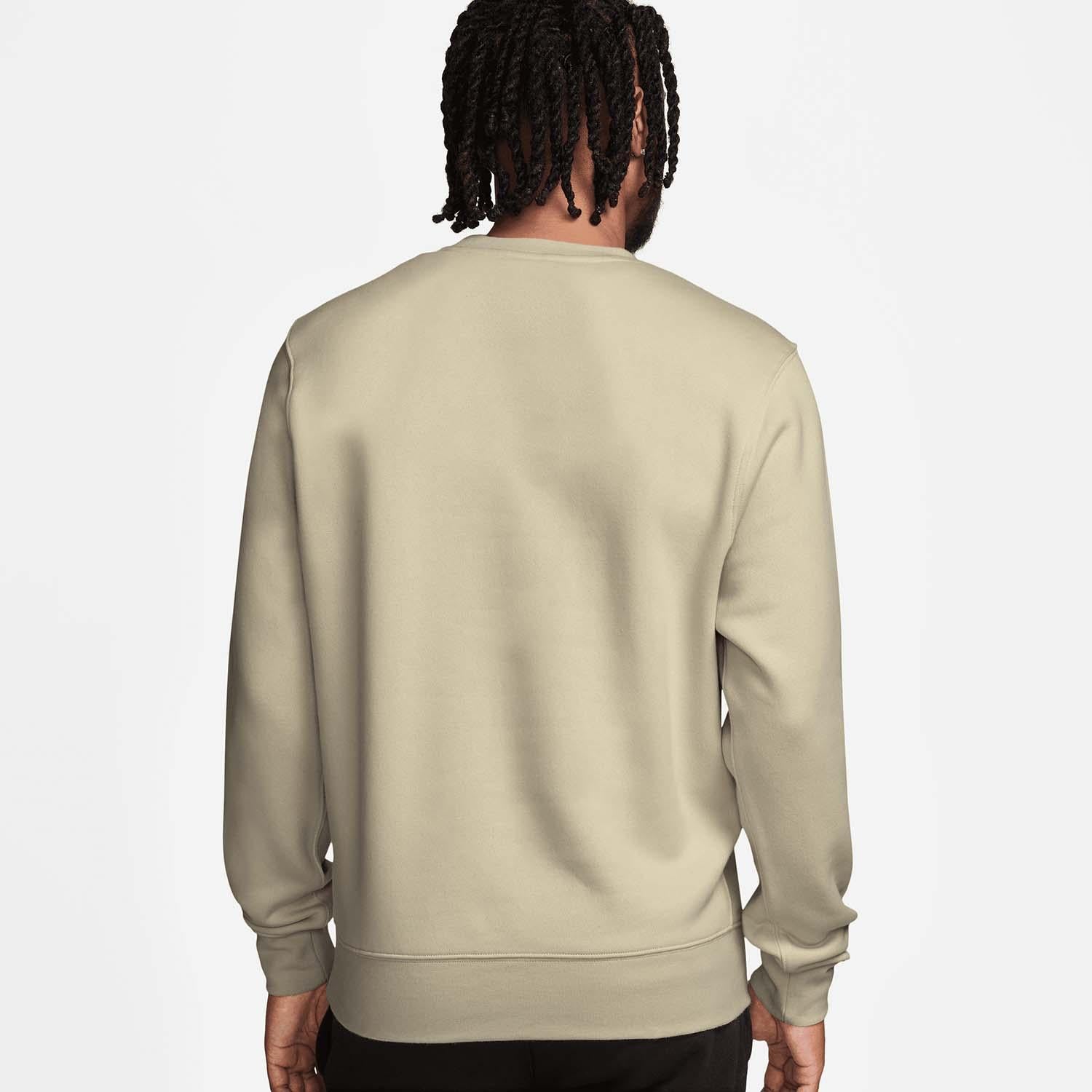 club men's fleece crew