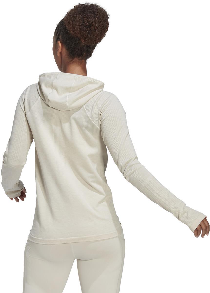 XCITY KNIT LS Da. Laufsweater mit Kapuze