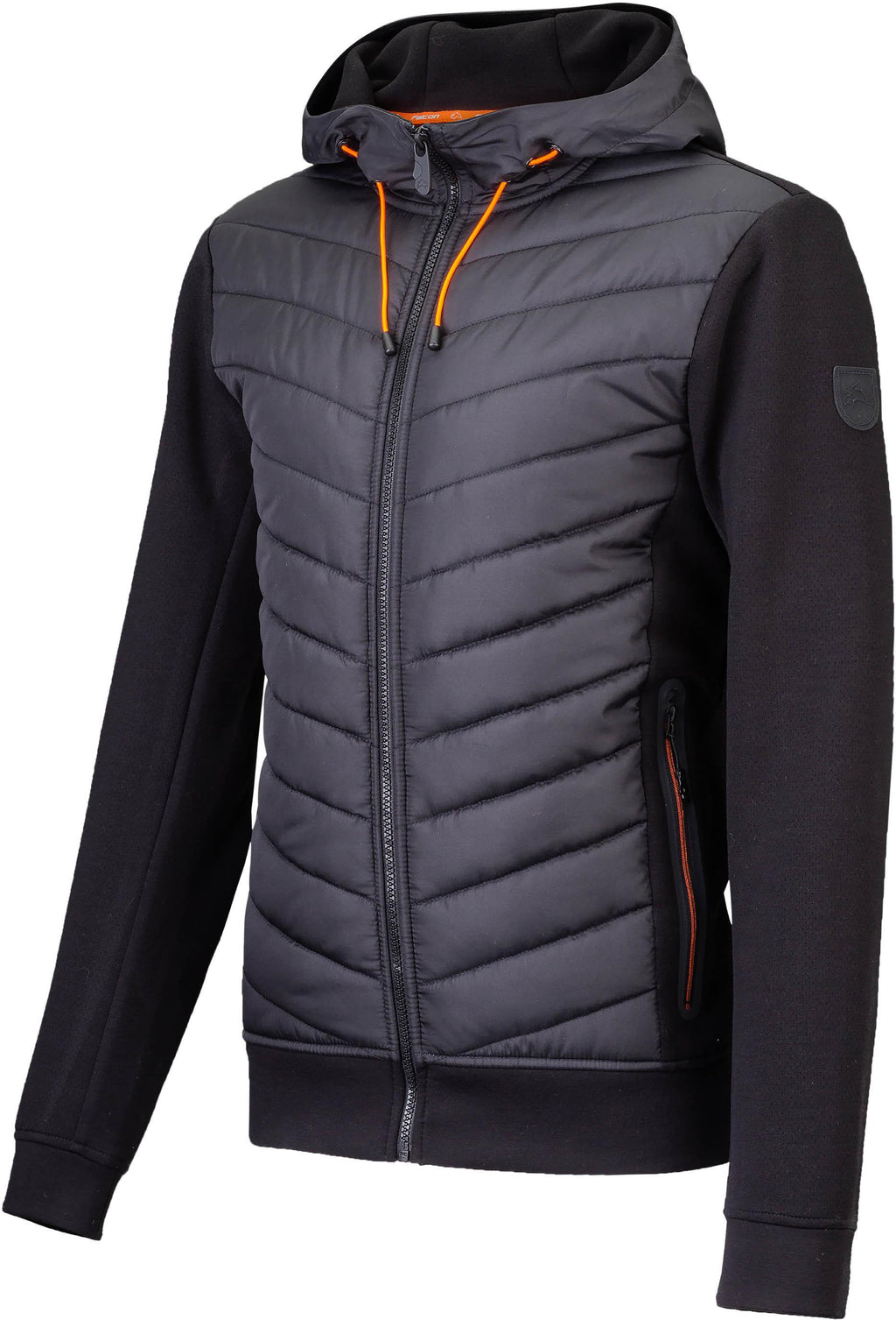falcon men full zip hoody