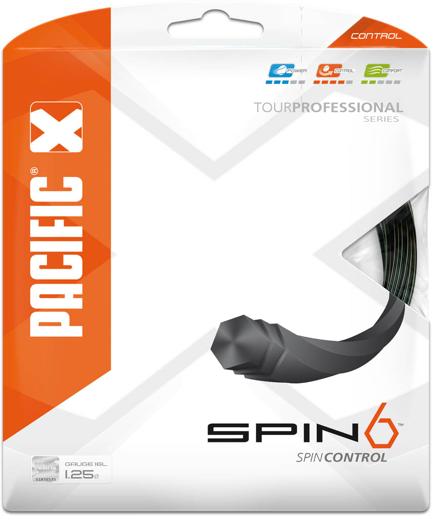 Spin 6 Control 1.25 mm tennissnaar