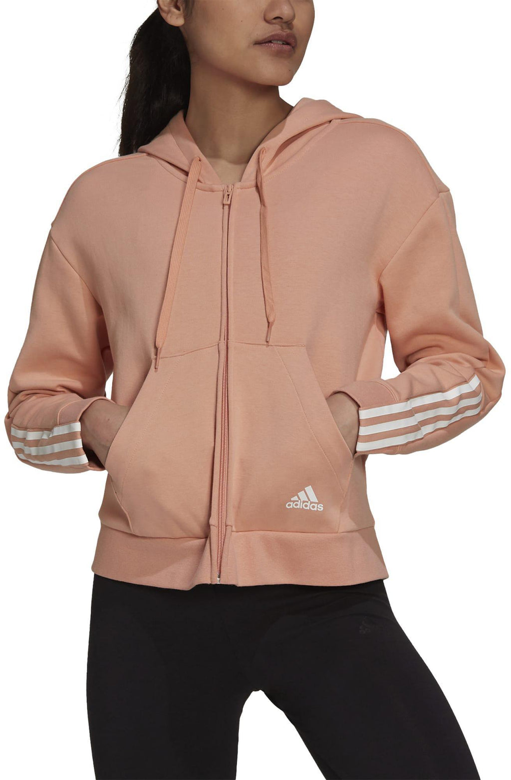 Essentials Loose-Cut 3-Stripes ritshoodie