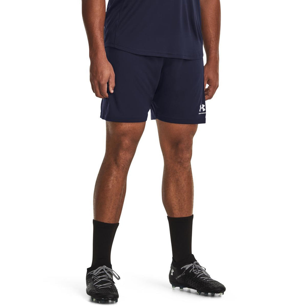 ua m's ch. knit short-nvy