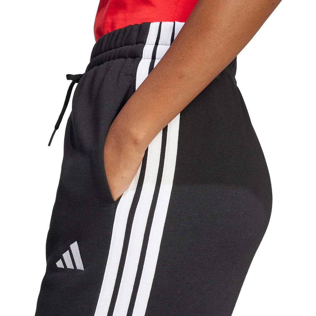 Essentials 3-Stripes Open-Hem French Terry Broek