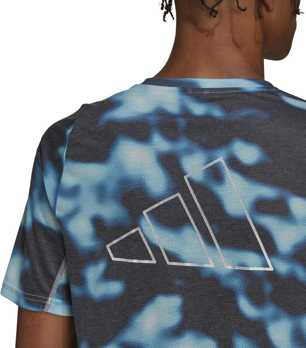Run Icons 3-Bar Allover Print shirt
