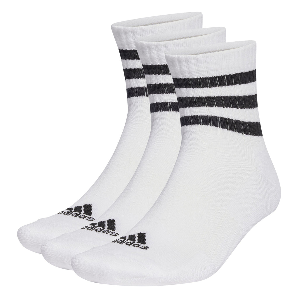 3-Stripes Cushioned Sportswear Mid-Cut 3-pack sokken