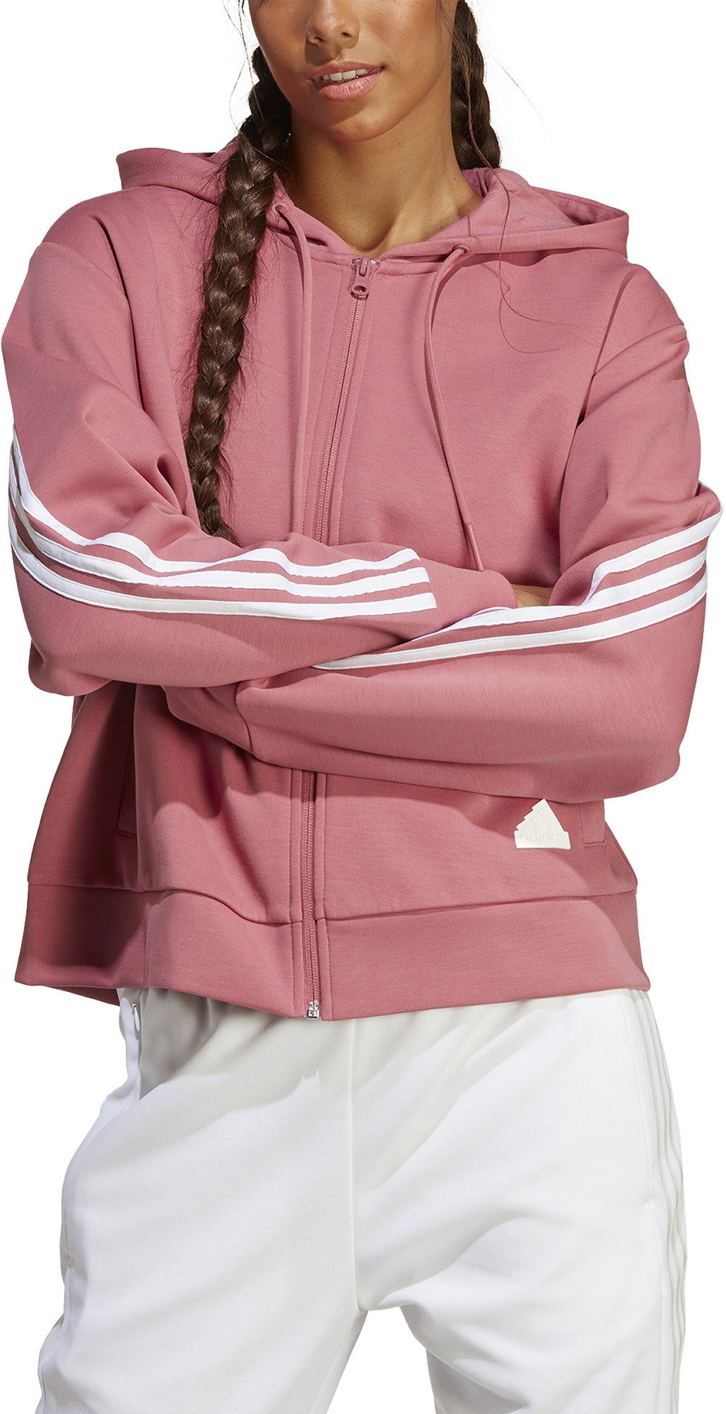 Fleece 3-Stripes Full Zip hoodie