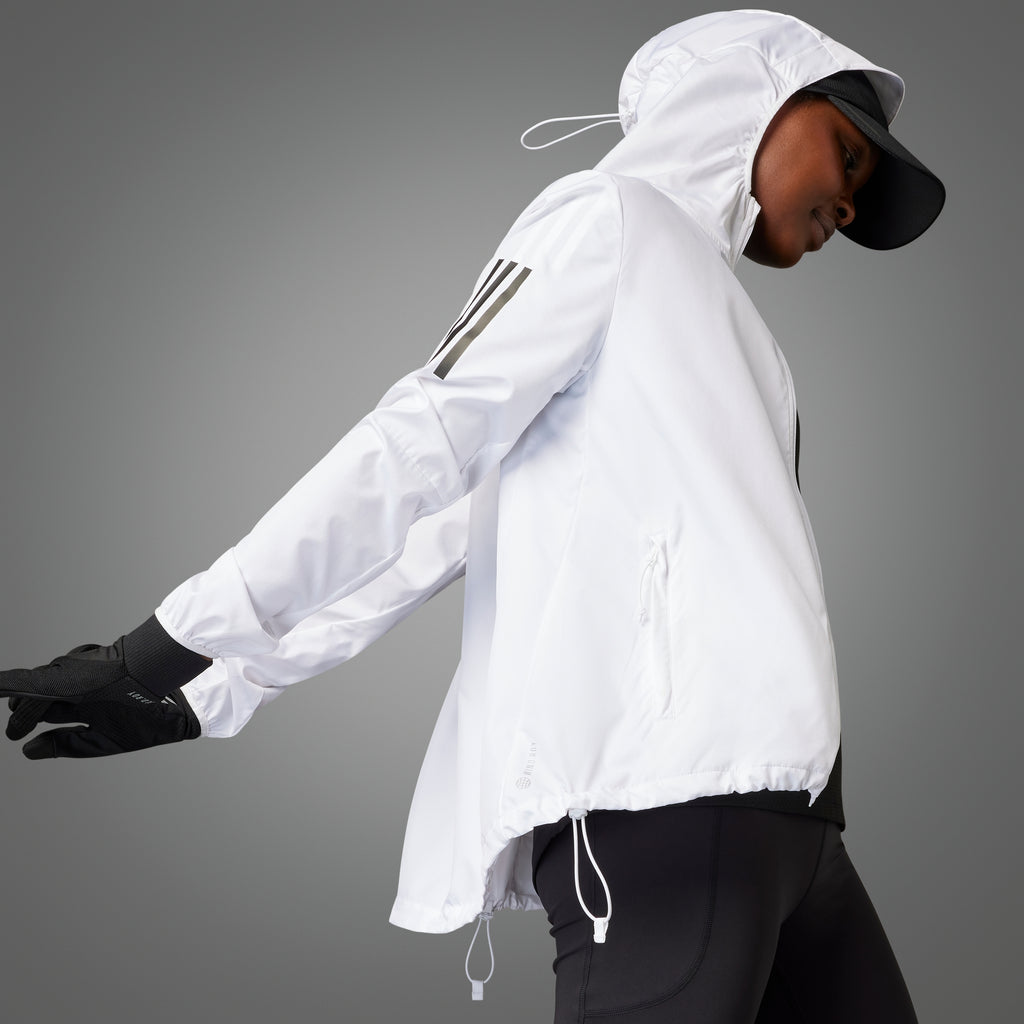 Own the Run Running windjack met capuchon