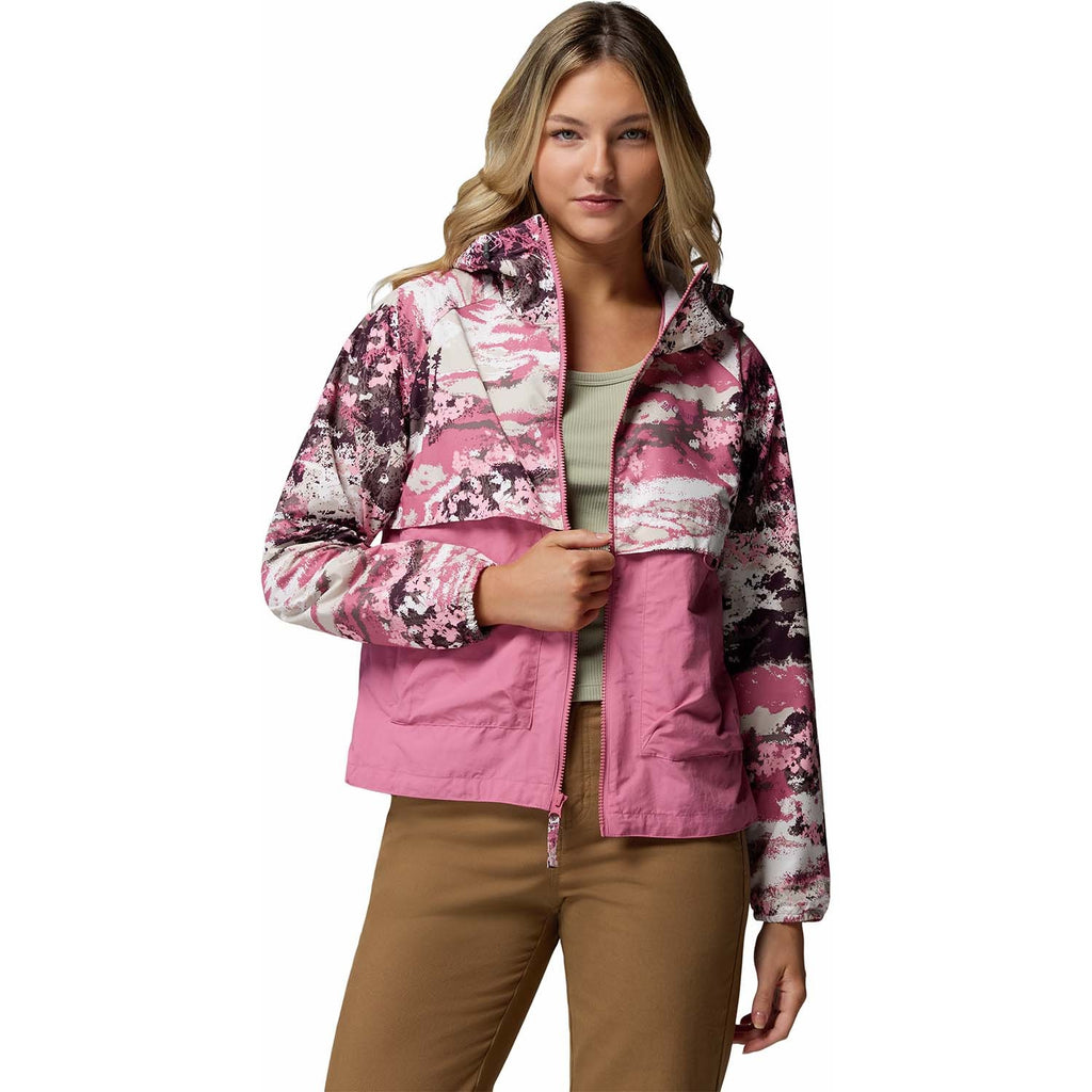 spire valley printed windbreaker jas