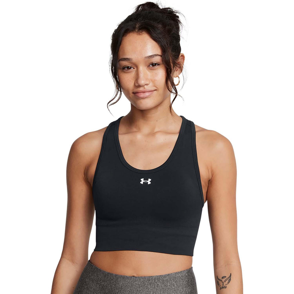 vanish seamless mid bra-blk