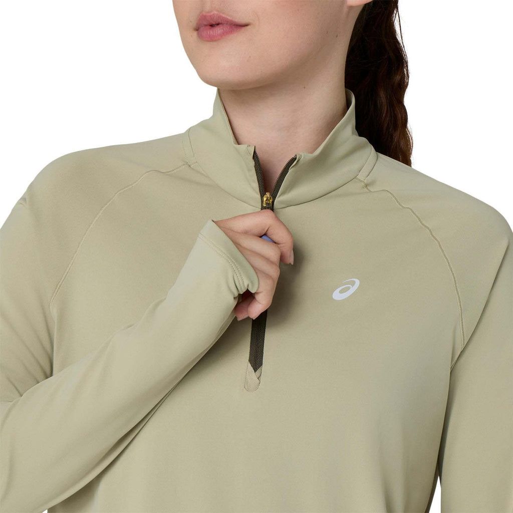 Nagino Run 1/4 Zip Zomer Topshirt met lange mouwen hardlopen