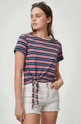 Lw Striped Knotted  T-shirt