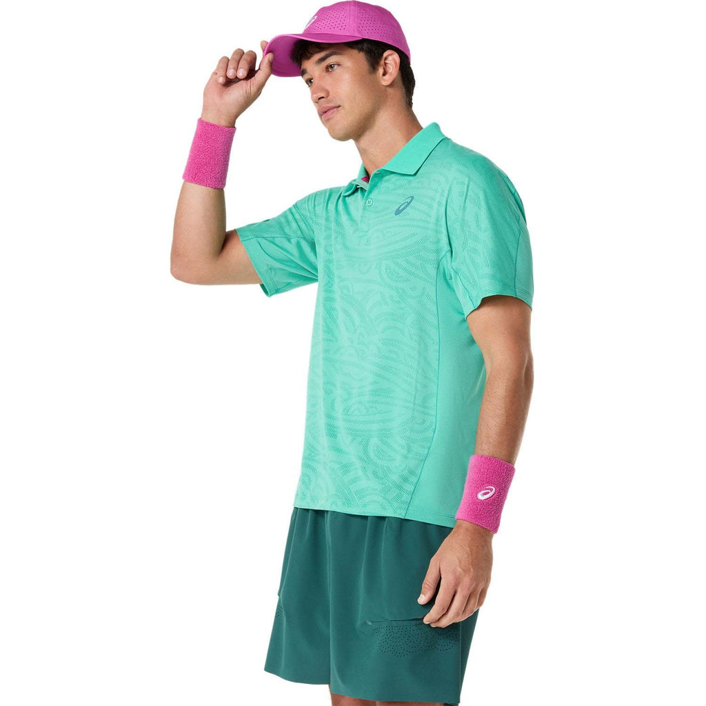 Match Jacquard Polo Ss Top T-shirt tennis