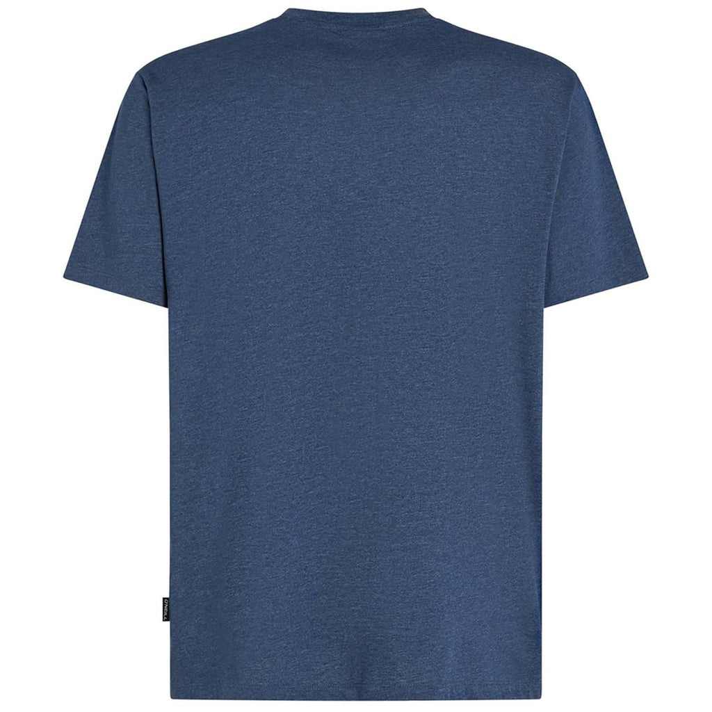 Melange Front Print T-shirt strand