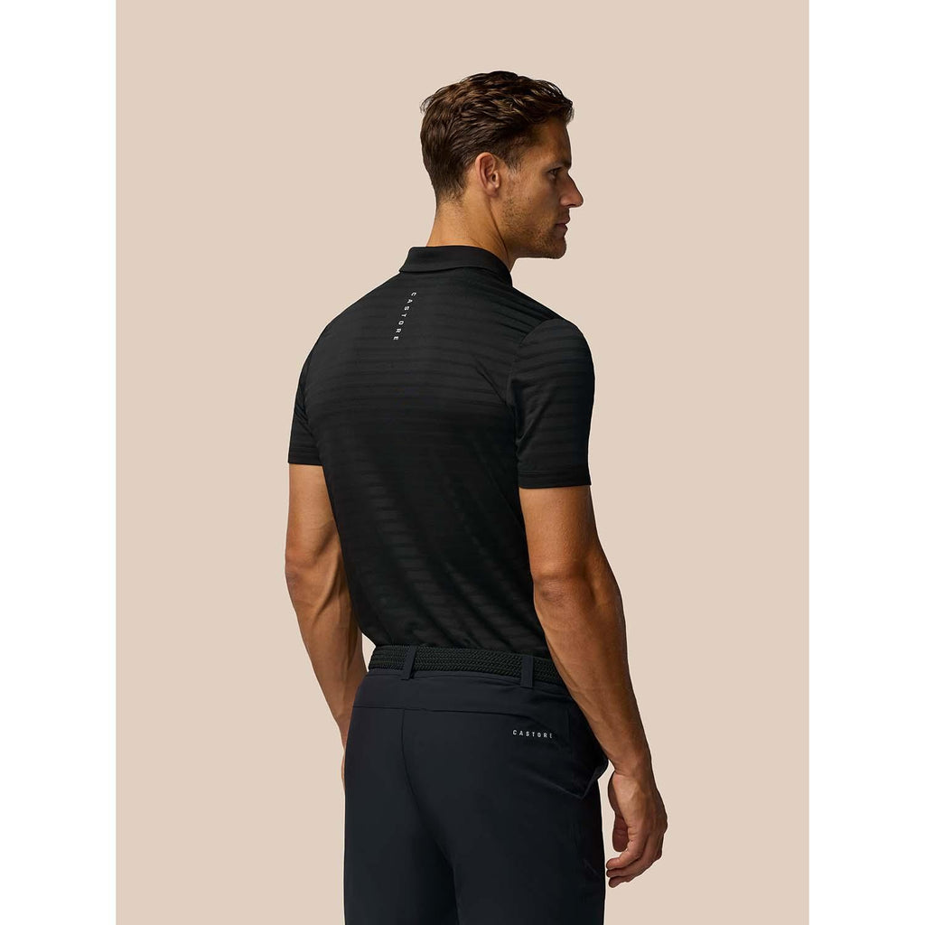 pinnacle pique stripe polo