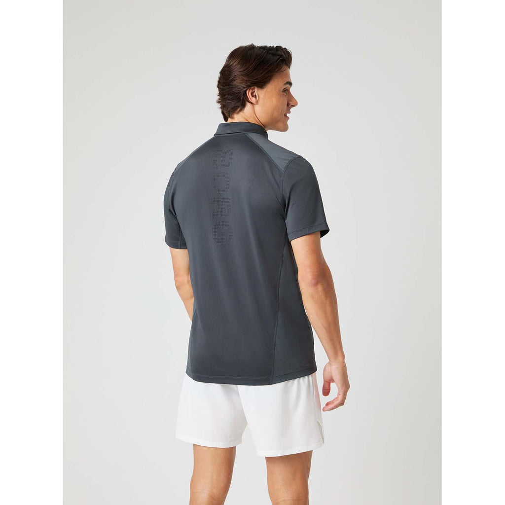 ace mesh panel polo shirt