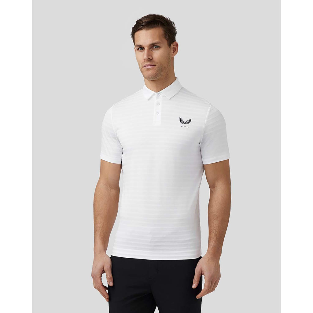 pinnacle pique stripe polo
