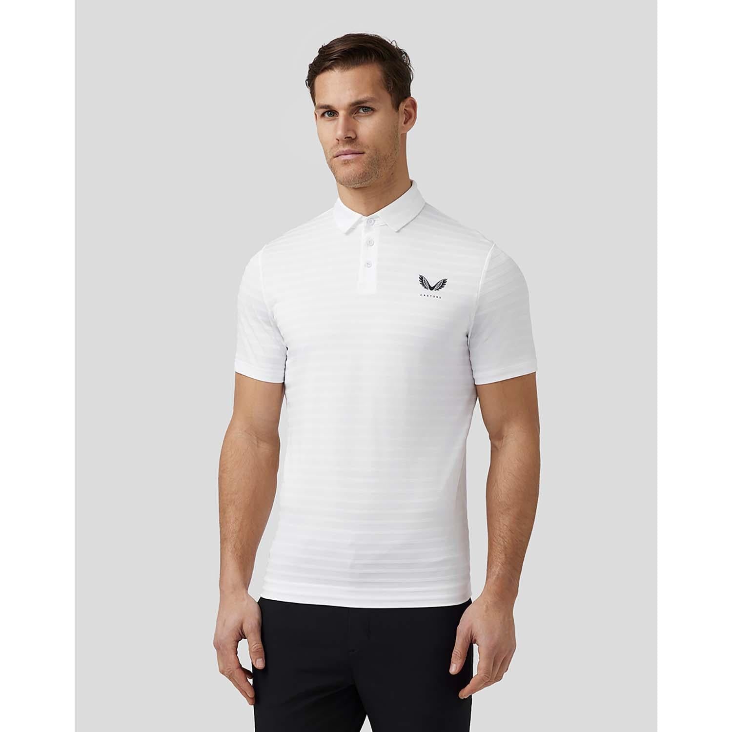 pinnacle pique stripe polo