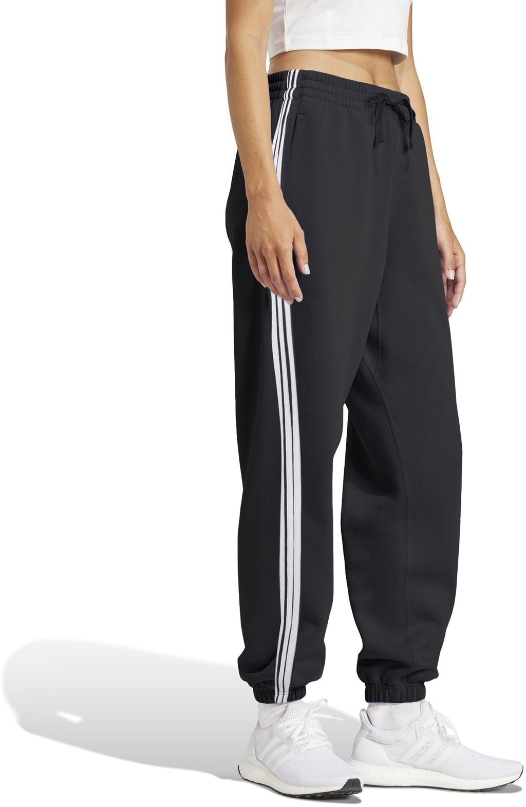 Essentials 3-Stripes French Terry Cuffed Broek