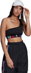 Adicolor Tricolor Primeblue Asymmetric One-Shoulder Top