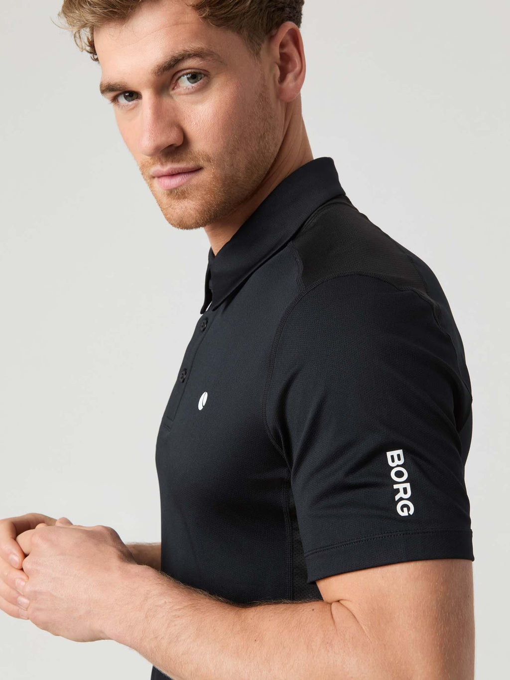 Ace Mesh Panel Polo Shirt