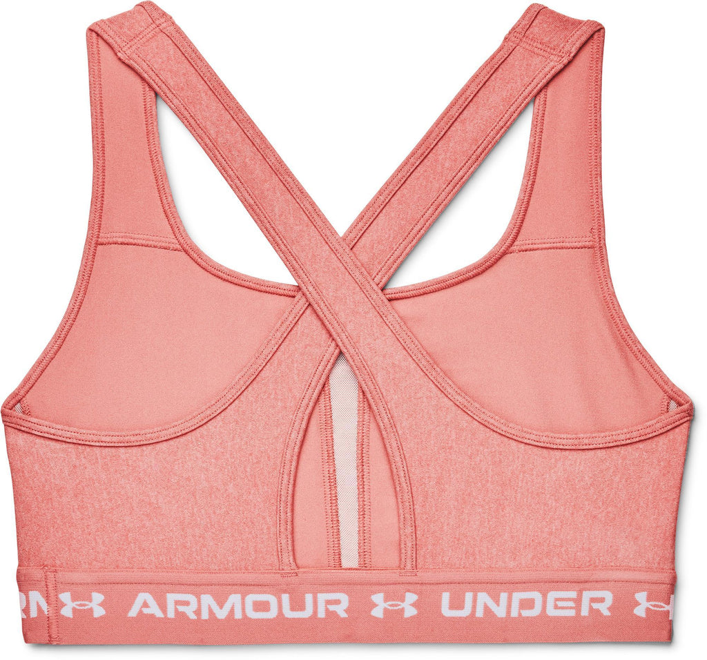 UA Crossback Mid Heather Bra